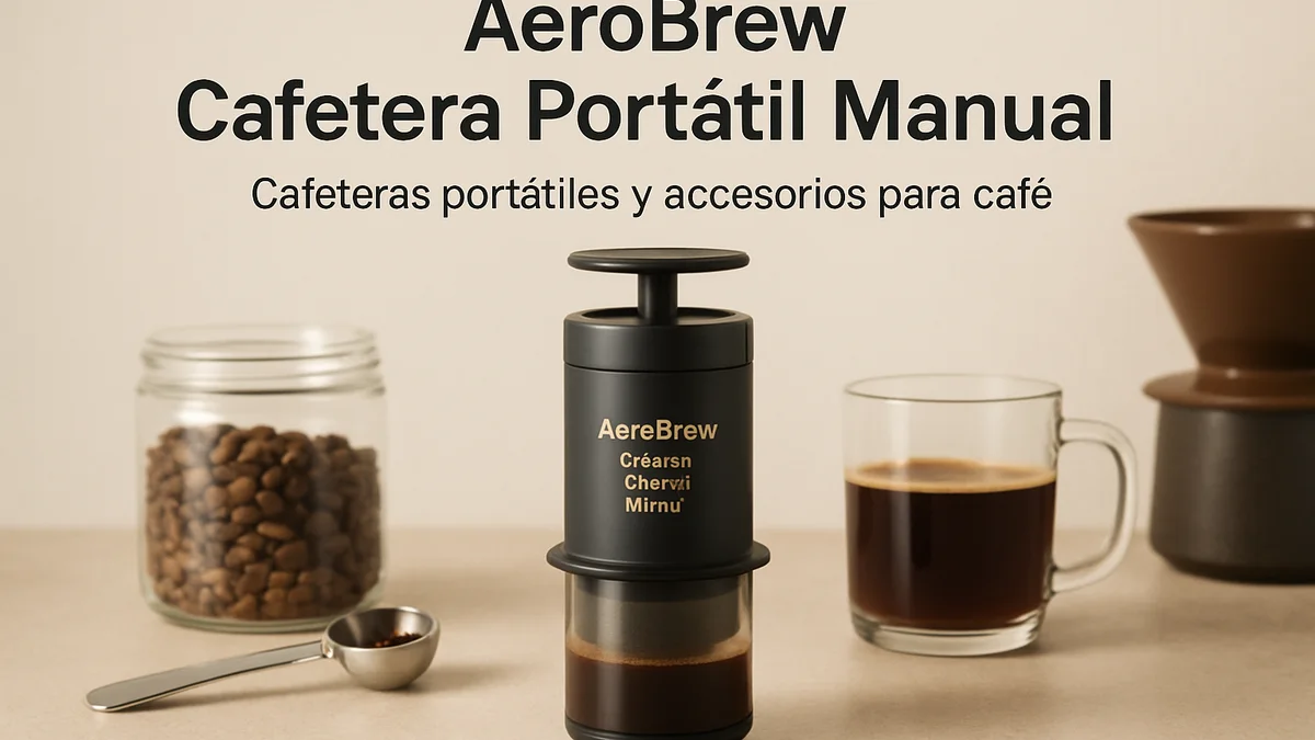 Aerobrew cafetera portatil manual beneficios