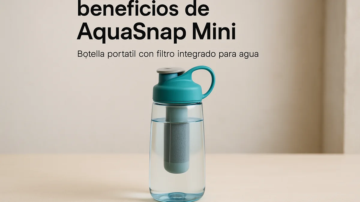 Beneficios de AquaSnap Mini para una hidratación práctica y segura