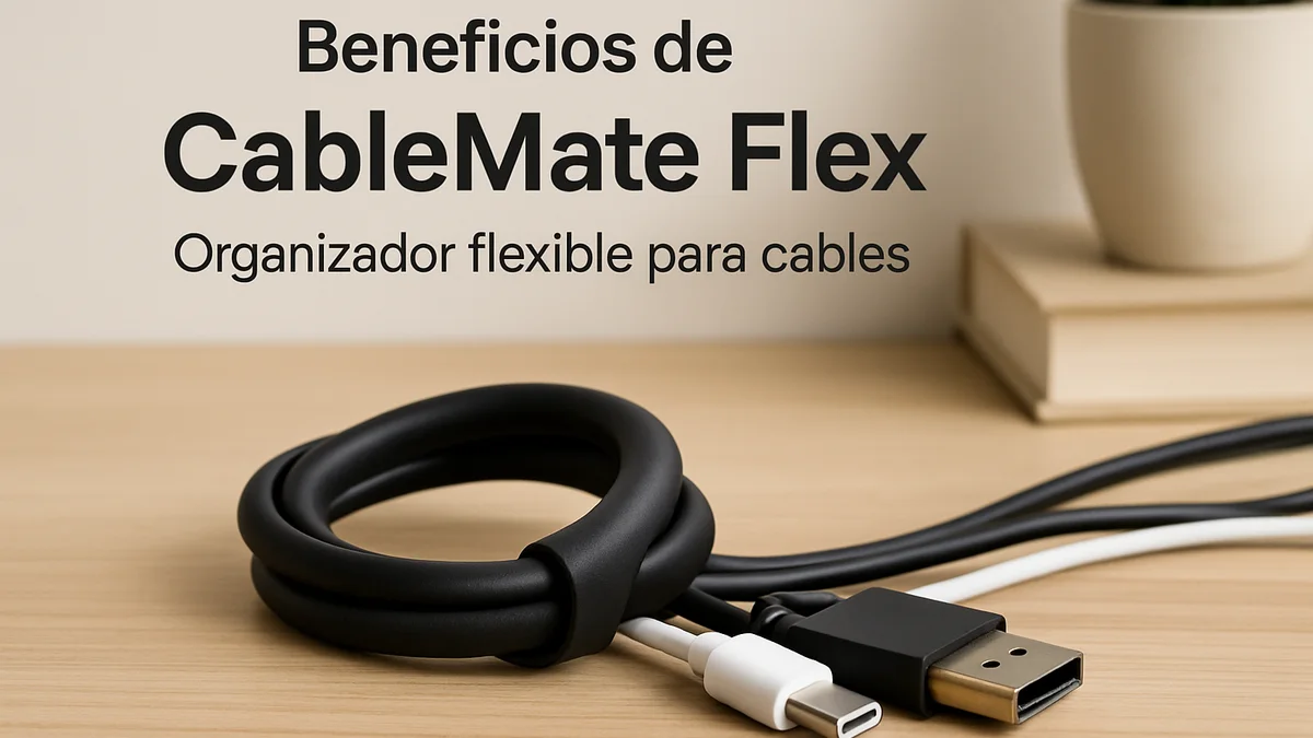 CableMate Flex  Organizador flexible para cables