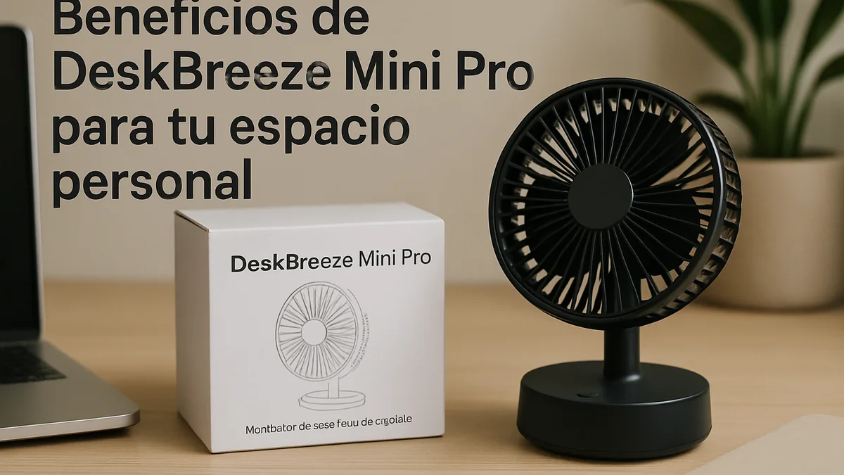 Beneficios de DeskBreeze Mini Pro para tu espacio personal