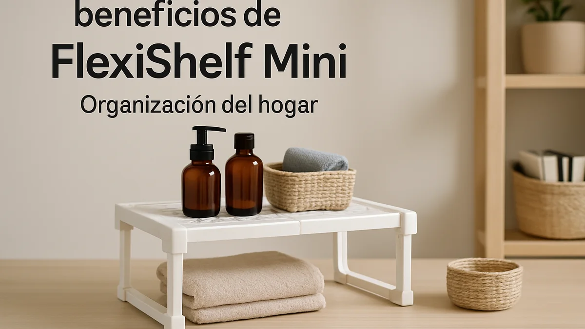Beneficios de FlexiShelf Mini para una mejor organización del hogar