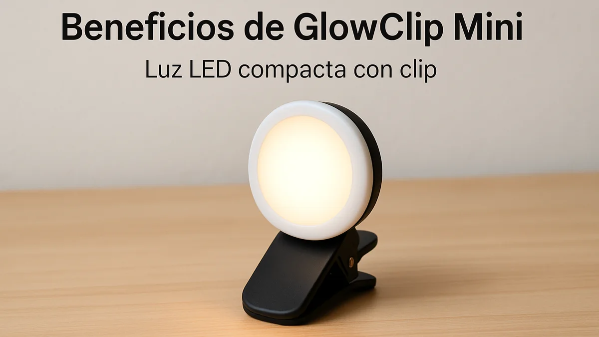 Beneficios de GlowClip Mini para tu iluminación personal