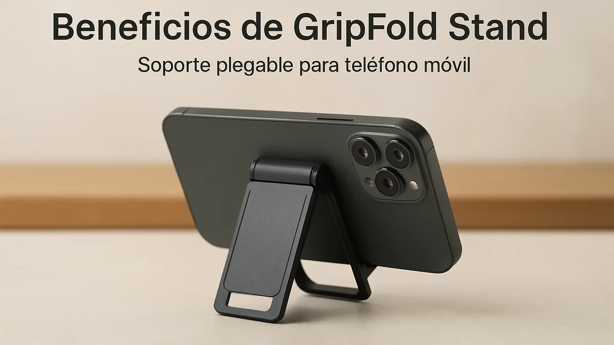 Beneficios de GripFold Stand para tu día a día