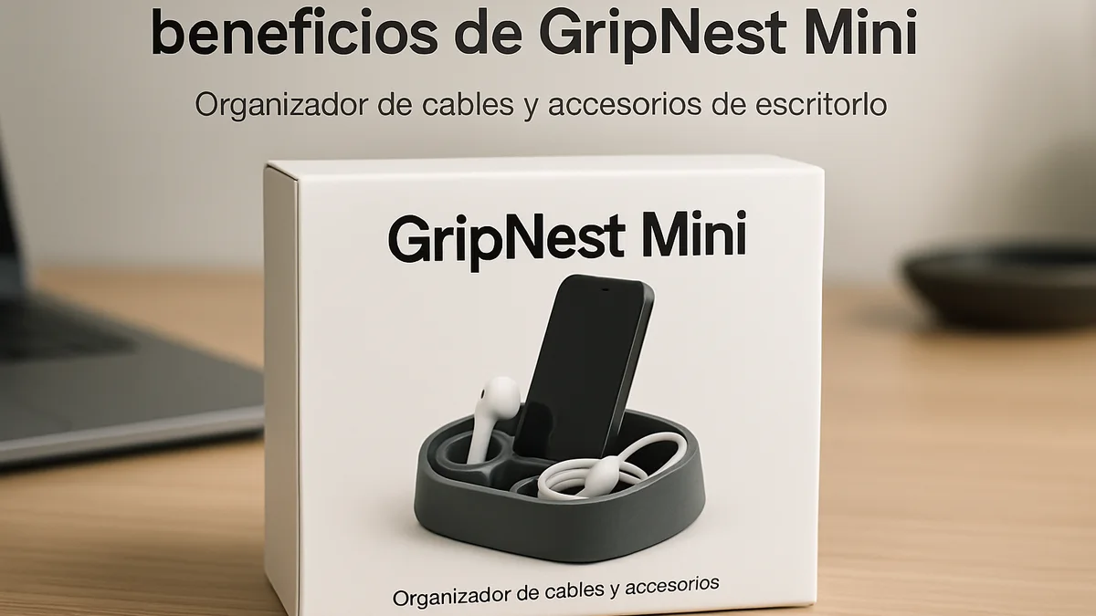 Beneficios de GripNest Mini para un espacio de trabajo ordenado