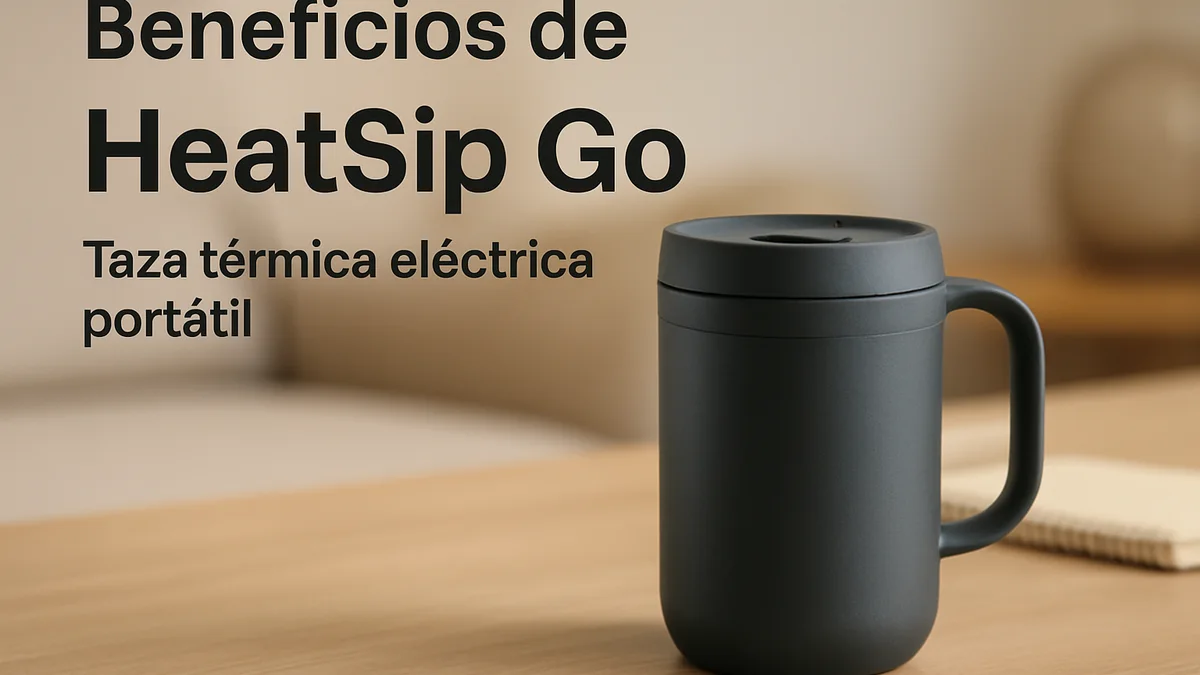 Beneficios de HeatSip Go: La taza térmica portátil que necesitas