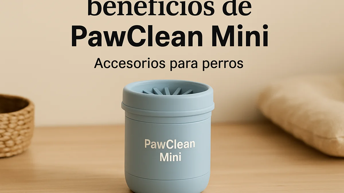 Beneficios de PawClean Mini para mantener limpias las patas de tu perro