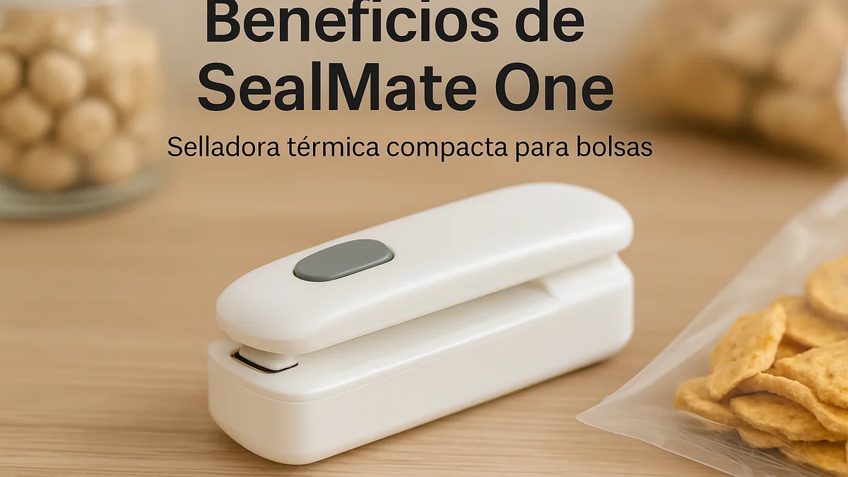 Beneficios de SealMate One para sellar bolsas de forma eficiente