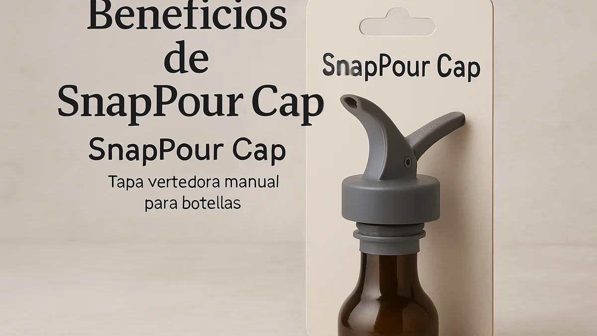Beneficios de SnapPour Cap