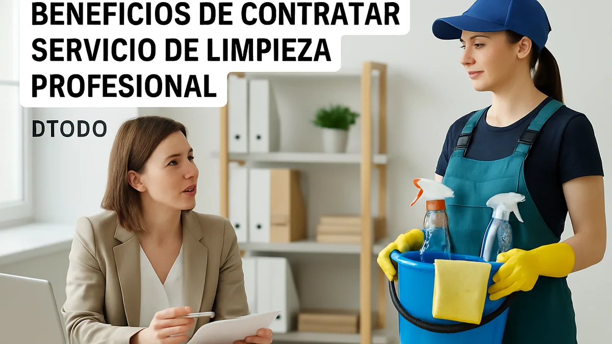 Beneficios de contratar servicio de limpieza profesional