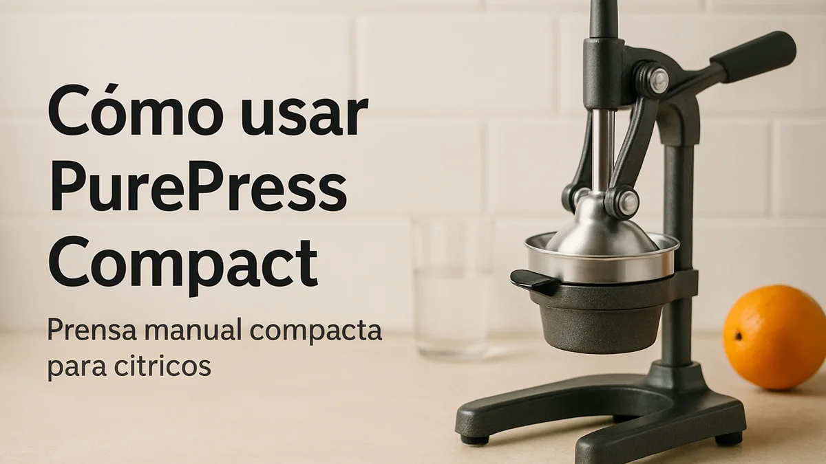 Cómo usar PurePress Compact