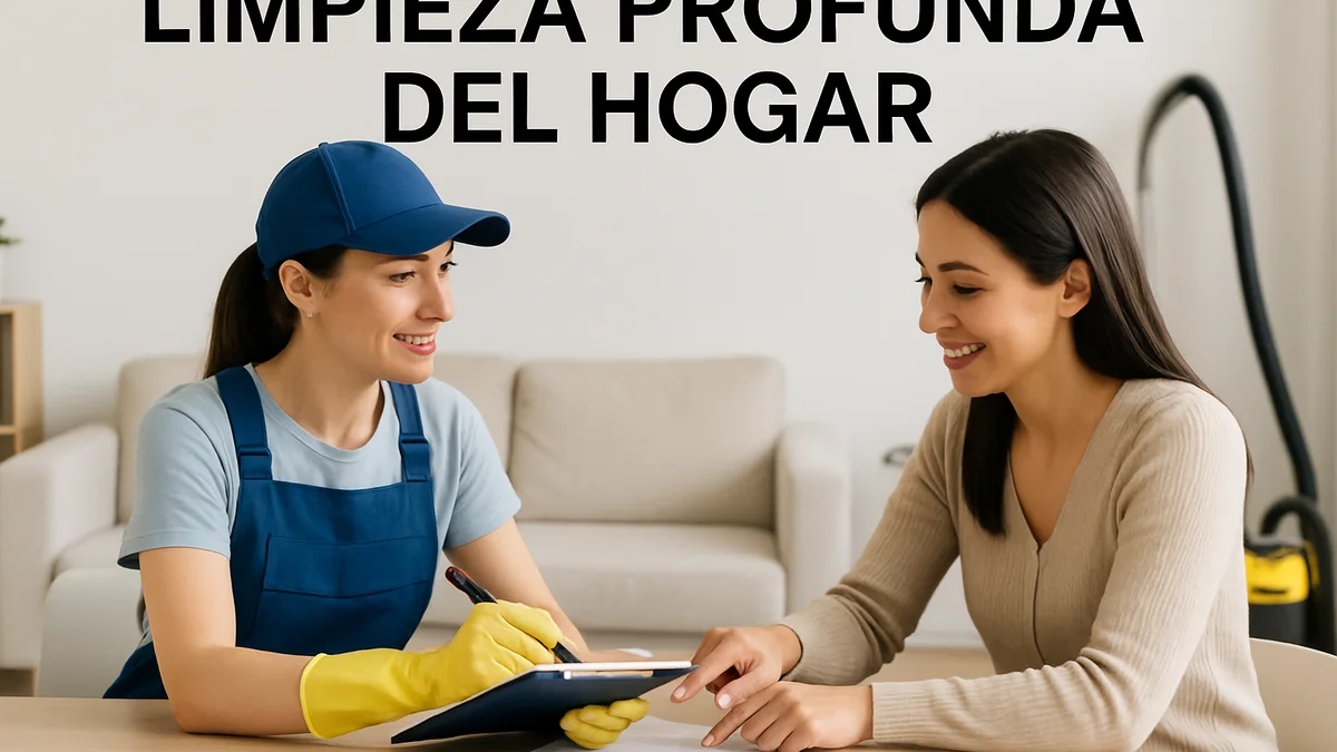 Limpieza profunda del hogar