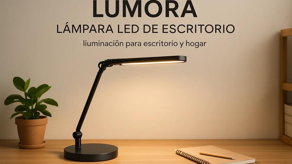 Lumora Lámpara LED de Escritorio: Beneficios y Usos Prácticos
