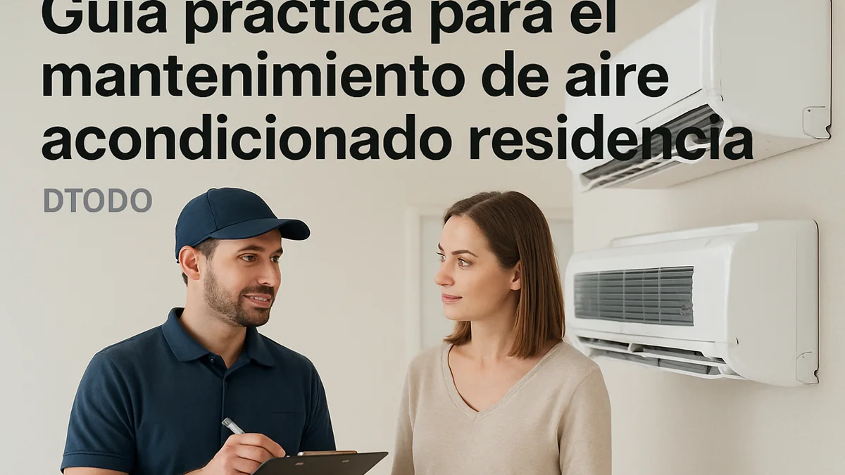 Guía práctica para el mantenimiento de aire acondicionado residencial