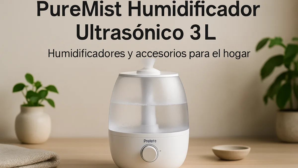 Beneficios de PureMist Humidificador Ultrasónico 3L