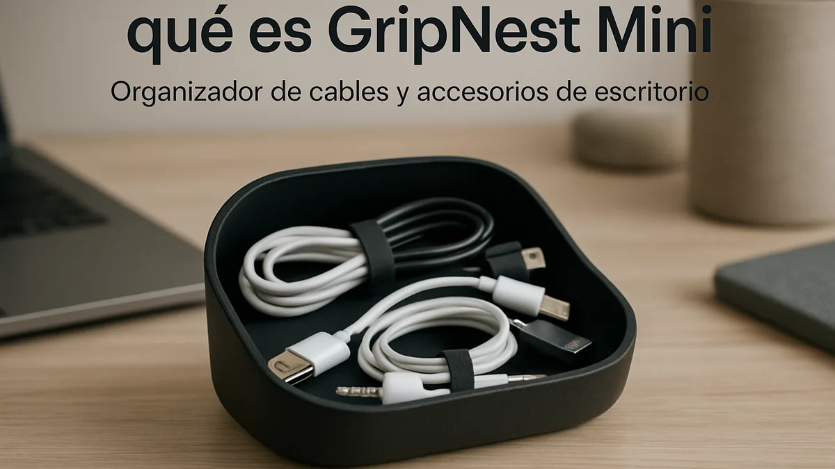Qué es GripNest Mini y cómo mejora la organización de tu escritorio