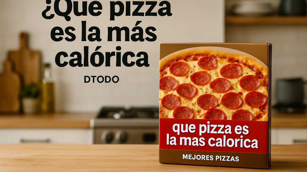 Qué pizza es la más calórica? Descubre las opciones más contundentes