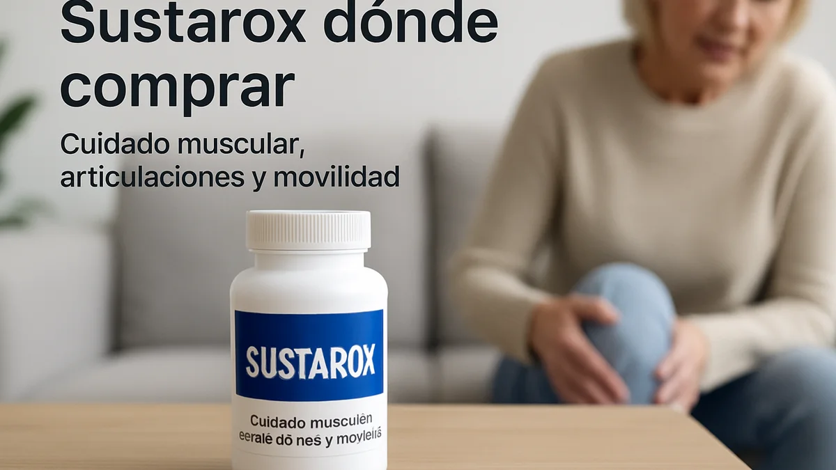 Dónde comprar Sustarox para el cuidado muscular y articular