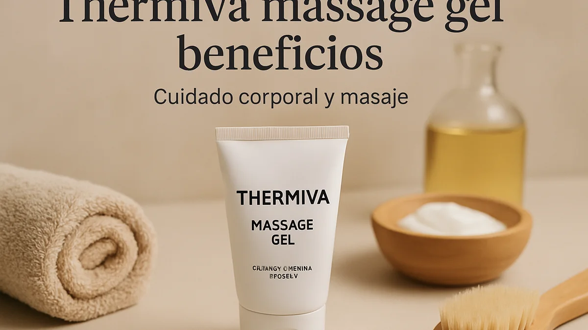Beneficios del gel de masaje Thermiva para el cuidado corporal